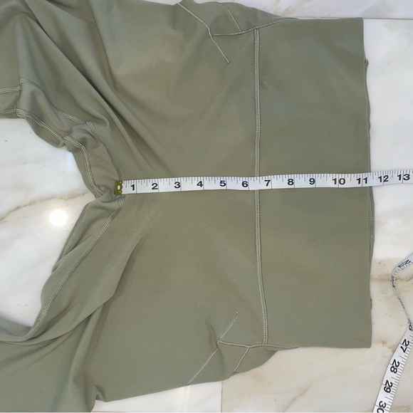Lululemon leggings Nulu fold high rise leggings 25” inseam rosemary green soft - Picture 7 of 12